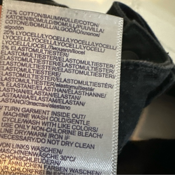 NYDJ Not Your Daughters Jeans Size 8P Black Marilyn Straight Jeans Stretchy - Picture 16 of 16